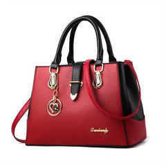 Women's Shoulder Bag Double Handle Purse for Work