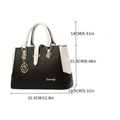 Women's Shoulder Bag Double Handle Purse for Work