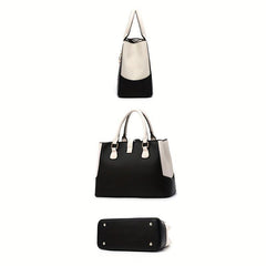 Women's Shoulder Bag Double Handle Purse for Work