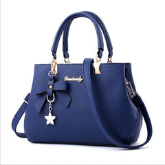Bow Decor Large Capacity Shoulder Bag