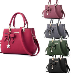Bow Decor Large Capacity Shoulder Bag