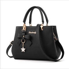 Bow Decor Large Capacity Shoulder Bag