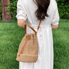 Straw Woven Crossbody Bag Beach Shoulder Bag