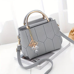 Women's Geometric Pattern Satchel Bag Shoulder Bag Casual Tote Bag