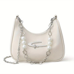 Star Decor Crossbody Bag Y2K Baguette Bag