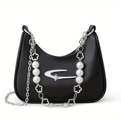 Star Decor Crossbody Bag Y2K Baguette Bag