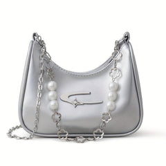 Star Decor Crossbody Bag Y2K Baguette Bag