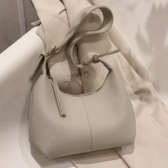 Small PU Leather Underarm Bag with Zipper