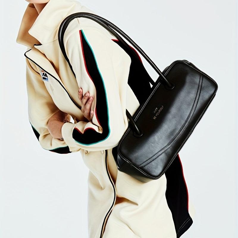 Large Capacity PU Leather Underarm Bag