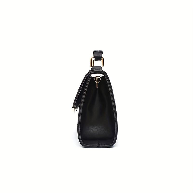 Women's Small Square Handbag Tassel Crossbody Bag Flap Purse