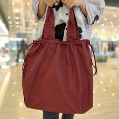 Foldable Shopping Bag Reusable Washable Grocery Bag Women Travel Tote