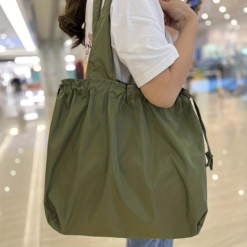 Foldable Shopping Bag Reusable Washable Grocery Bag Women Travel Tote