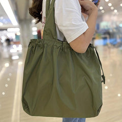 Foldable Shopping Bag Reusable Washable Grocery Bag Women Travel Tote