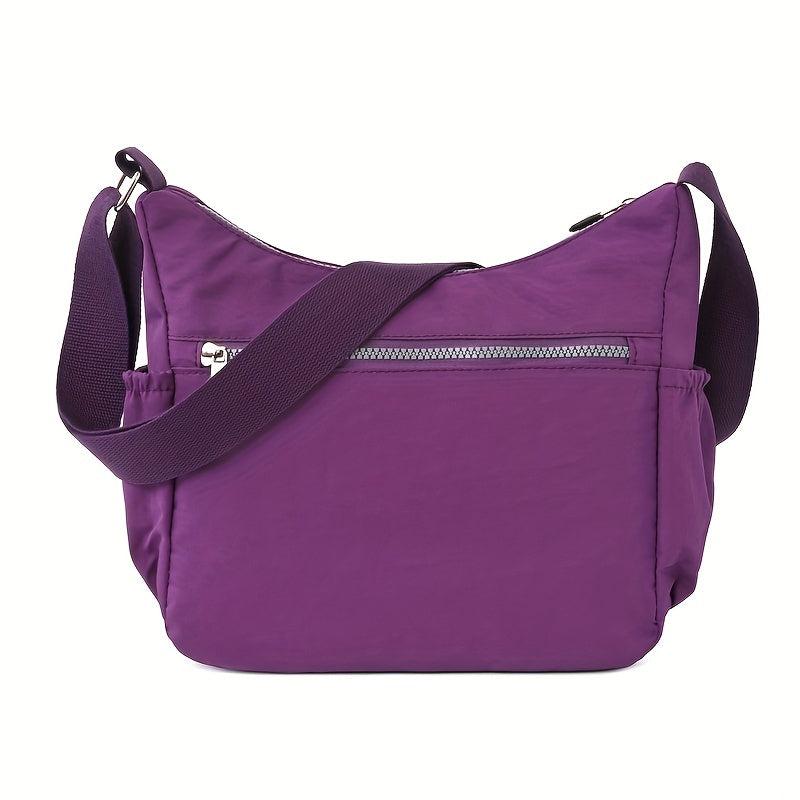 Women's Casual Hobo Shoulder Bag Solid Crossbody Bag