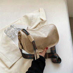 Retro Style Crossbody Bag Graphic Pattern Strap Shoulder Bag