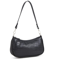 Vintage Crocodile Embossed Shoulder Bag Chain Handbag