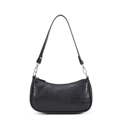 Vintage Crocodile Embossed Shoulder Bag Chain Handbag