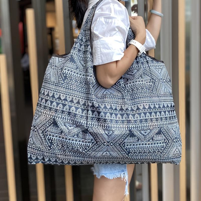 Waterproof Grocery Tote Bag Large Capacity Shoulder Bag