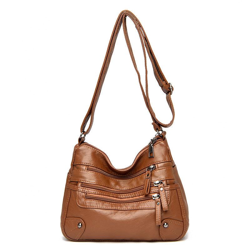 Faux Leather Shoulder Bag Crossbody Bag Casual Solid Women's Purses