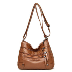 Faux Leather Shoulder Bag Crossbody Bag Casual Solid Women's Purses