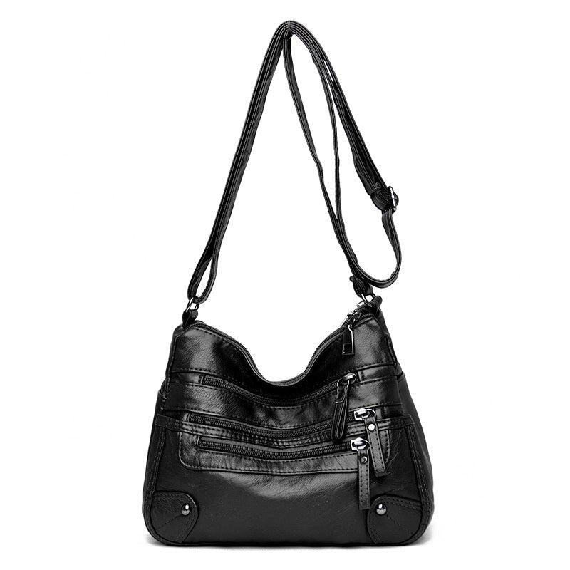 Faux Leather Shoulder Bag Crossbody Bag Casual Solid Women's Purses