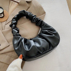 Cloud Ruched Hobo Bag for Women Underarm Purses