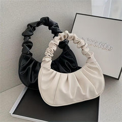 Cloud Ruched Hobo Bag for Women Underarm Purses