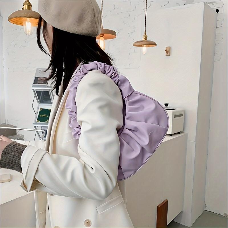 Cloud Ruched Hobo Bag for Women Underarm Purses