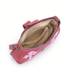 Y2K Cross Decor Underarm Bag Hot Girls Chain Shoulder Bag Pink Handbags