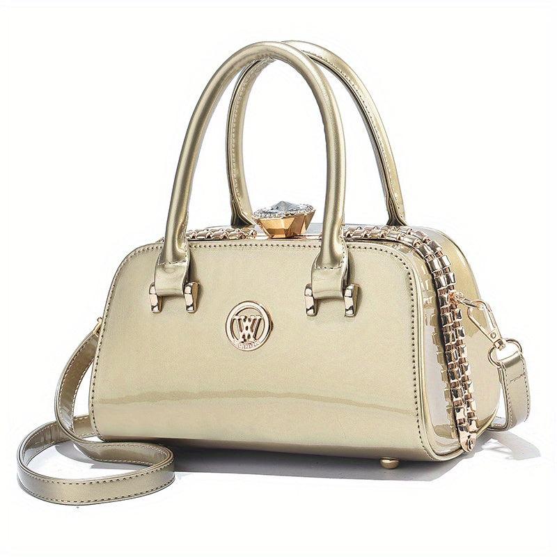 Rhinestone Decor Crossbody Bag for Women
