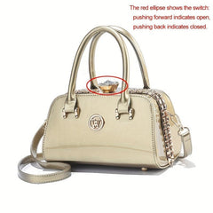 Rhinestone Decor Crossbody Bag for Women