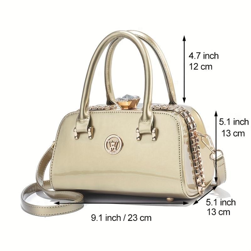 Rhinestone Decor Crossbody Bag for Women