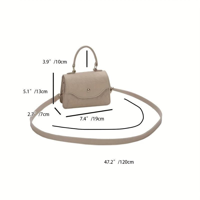 Argyle Embossed Mini Felt Crossbody Bag