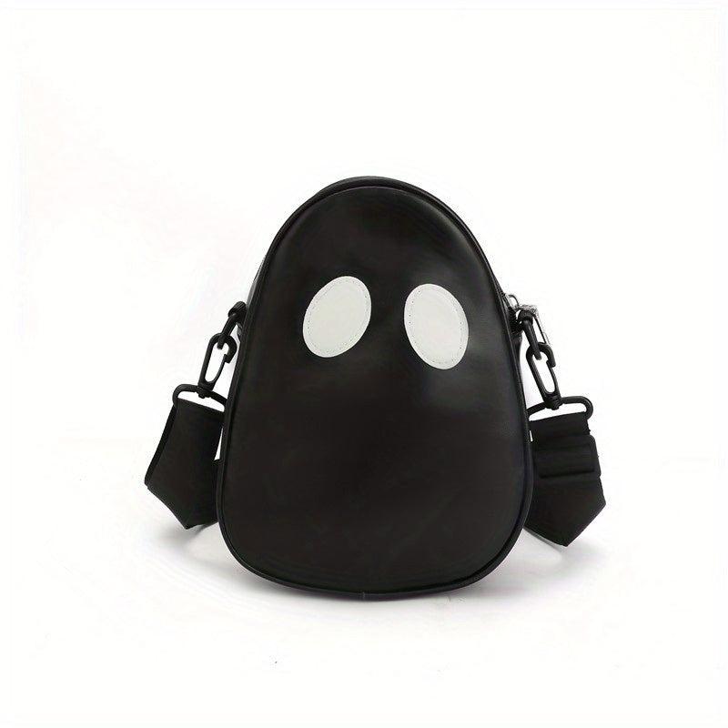 Halloween Ghost Purse PU Leather Crossbody Bag Spooky Season Trick Or Treat