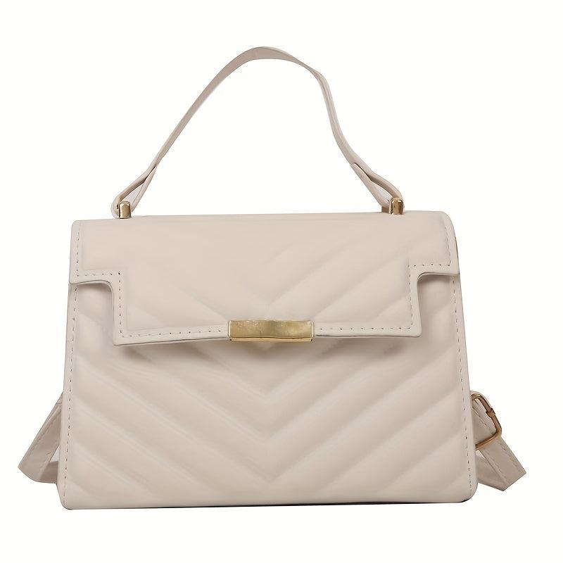 Quilted Detail Shoulder Bag Minimalist Satchel Bag