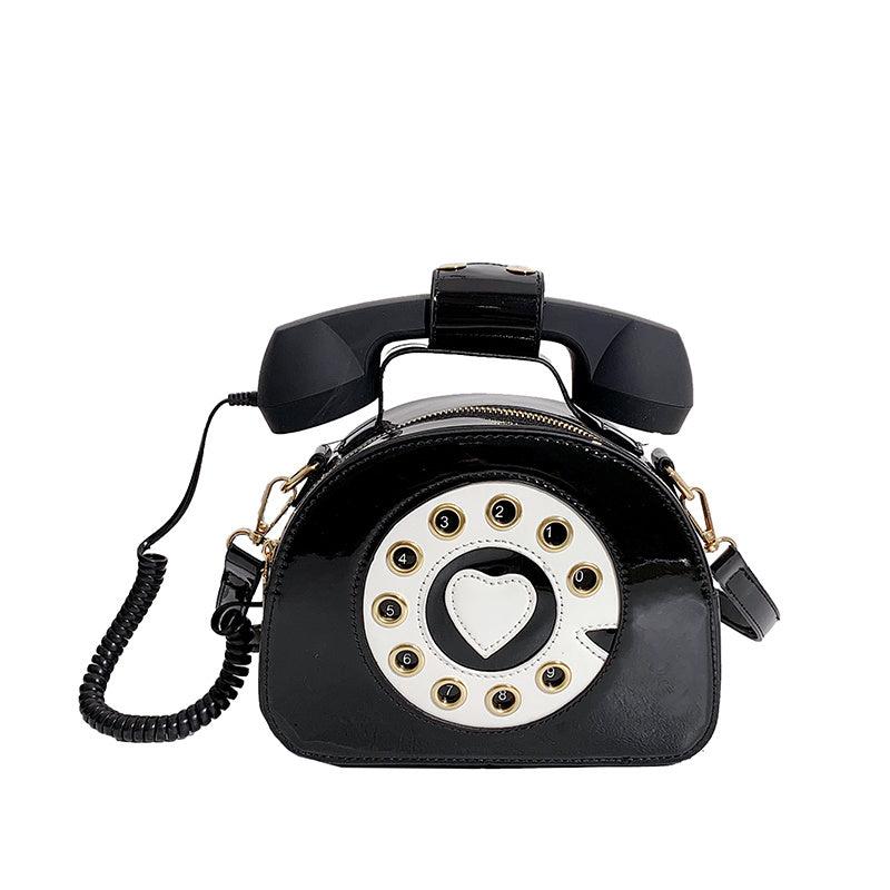 Women Telephone Radio Crossbody Bag Shoulder Tote