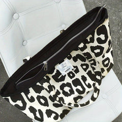 Leopard Pattern Tote Bag Women's Large Shoulder Shopper Purse