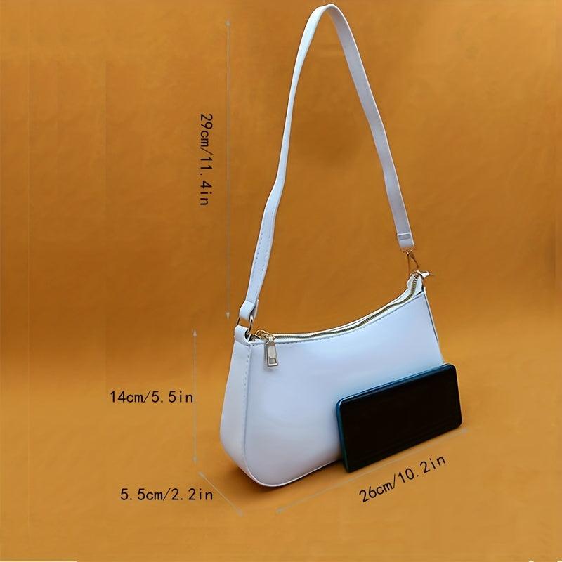 Underarm Zipper Bag Stylish Shoulder Bag Minimalist Armpit Bag