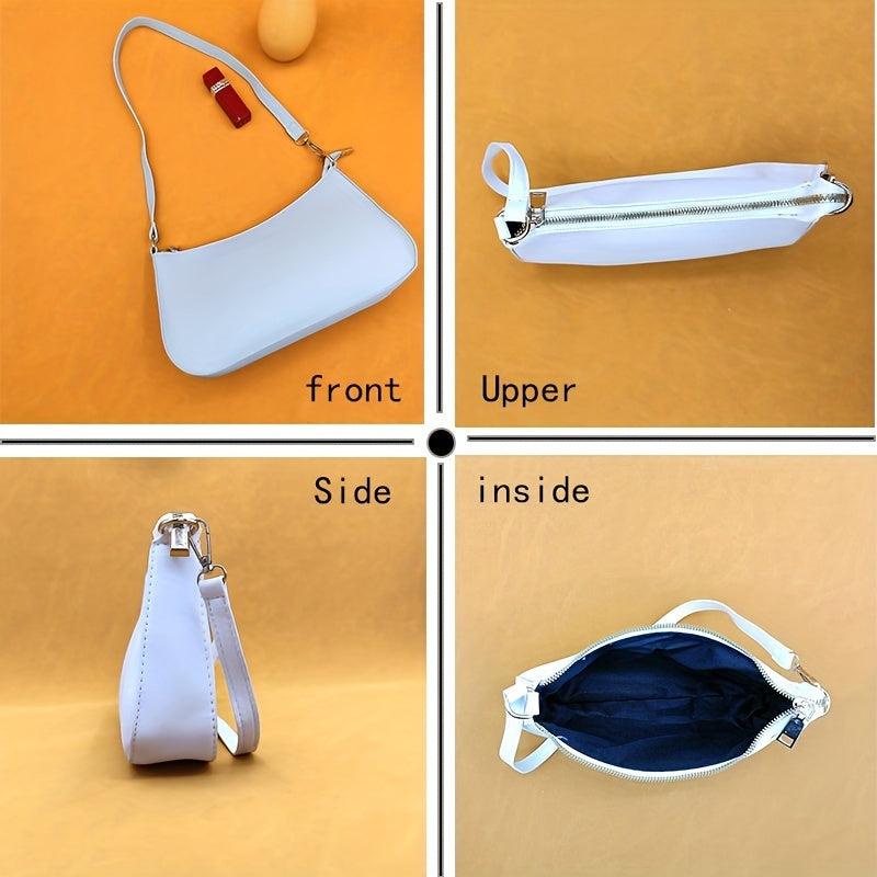 Underarm Zipper Bag Stylish Shoulder Bag Minimalist Armpit Bag