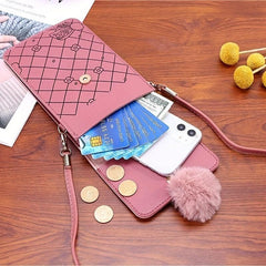 Graphic Print Pompom Decor Shoulder Bag Everyday Bag