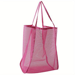 Large Capacity Mesh Shopping Bag Hollow Out Tote Bag