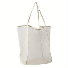 Large Capacity Mesh Shopping Bag Hollow Out Tote Bag