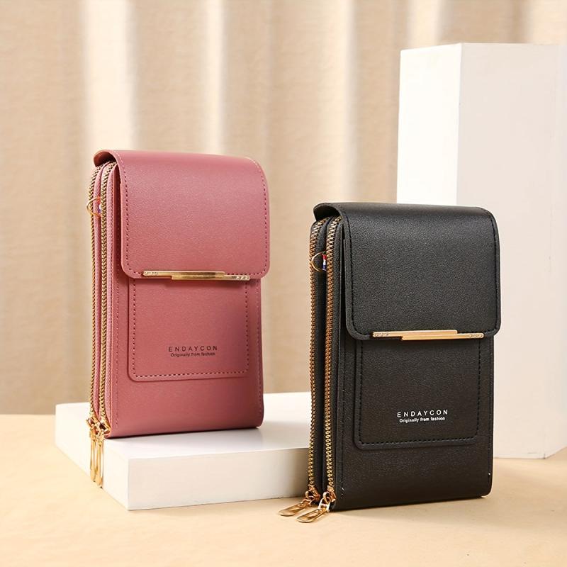 Minimalist Shoulder Bag Zipper Crossbody Purse