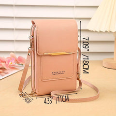 Minimalist Shoulder Bag Zipper Crossbody Purse