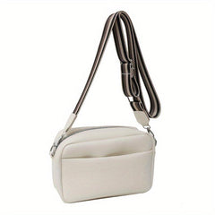 Casual Foldable PU Leather Crossbody Bag Solid