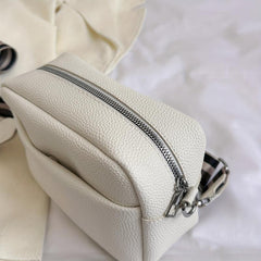 Casual Foldable PU Leather Crossbody Bag Solid