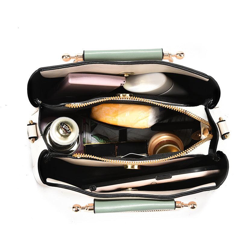 Metal Cat Handle Bucket Bag Women's Crossbody Bag