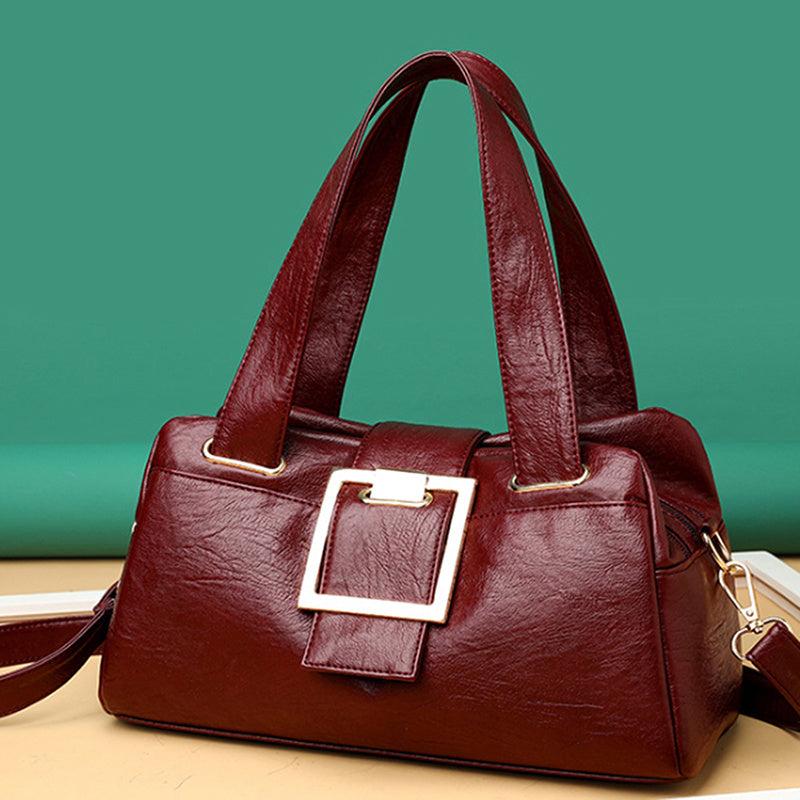 Large Capacity Women's Faux Leather Shoulder Bag