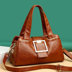 Large Capacity Women's Faux Leather Shoulder Bag