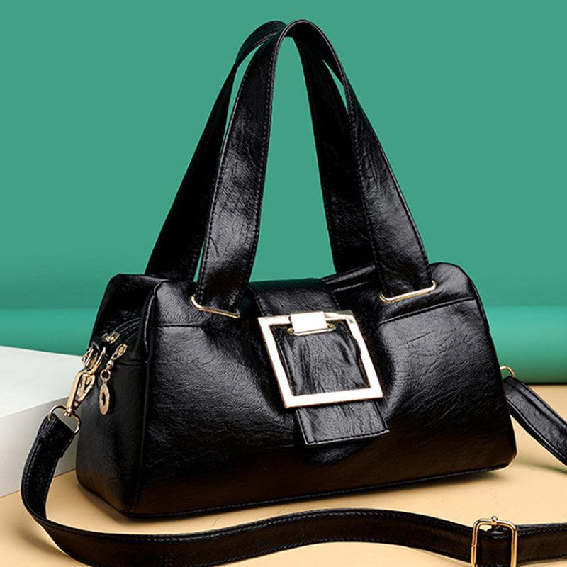 Large Capacity Women's Faux Leather Shoulder Bag